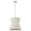 Luminaire suspendu en rotin et fer Alora