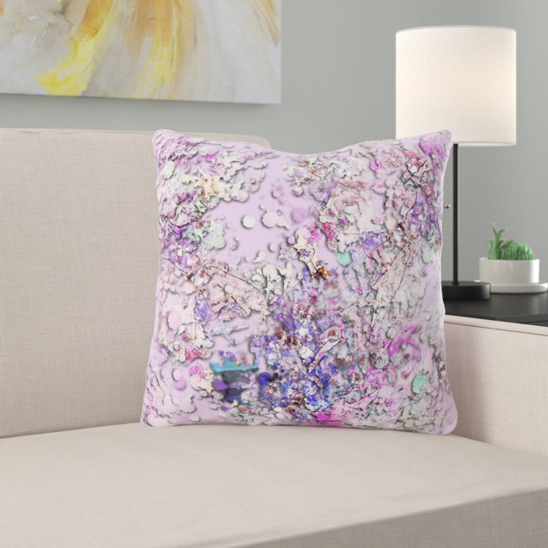Kaj Throw Pillow, Indoor, Microsuede