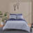 Lacoste Micro Logo 100% Cotton Comforter Set, Soft Breathable All-Season with Embroidered Crocodile, King 3-Piece Navy-127368449-112777879