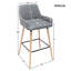 Padang Upholstered Counter Stool with Metal Frame-68025964