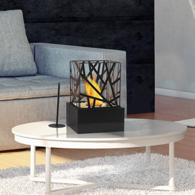 Maeve Metal Bio-Ethanol Outdoor Tabletop Fireplace
