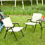 Chaise d'extérieur pliante 2 pièces