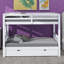 Lit simple superposé avec lit gigogne extensible-1890052759