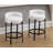 Toey Upholstered Counter Stool with Metal Frame-1233027696