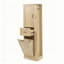 Grande armoire de rangement moderne avec compartiment inclinable et tablettes réglables, rangement latéral à gauche et à droite-1096547381