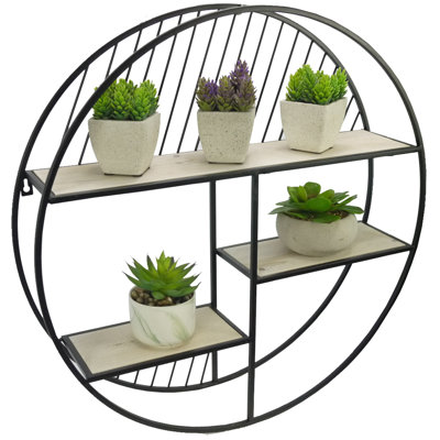 3 Piece Circle Accent Shelf
