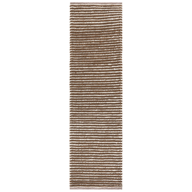 Natura Hand Woven Wool;Cotton Solid Color Indoor Rug, 2'-3" x 8'-0" Runner