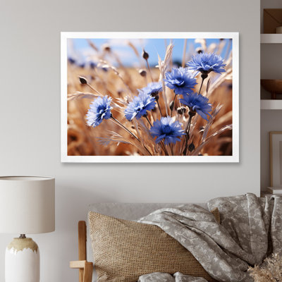 Cornflowers Field III - reproduction sur toile