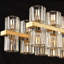 Lustre rectangulaire pour îlot de cuisine à 60 lumières Machalik-1023013832