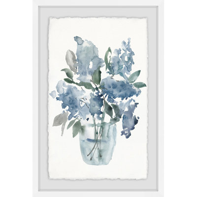 Water Flower II by Julia Posokhova - Single Picture Frame Painting