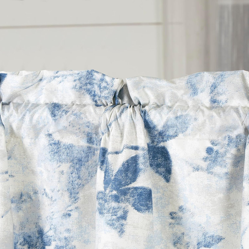 Monica Printed Floral Window Curtain Set
