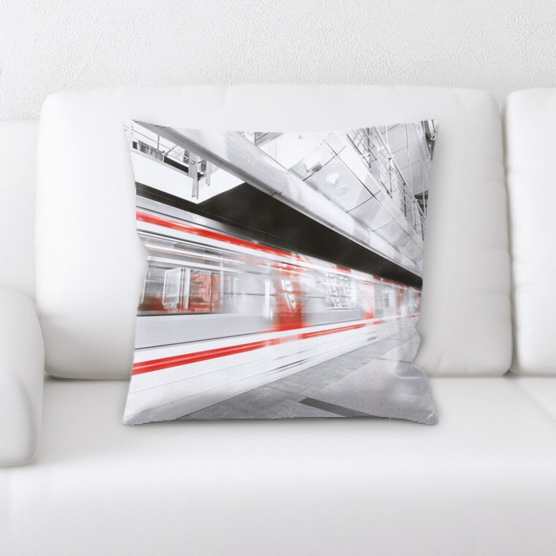 Microsuede Reversible Throw Pillow