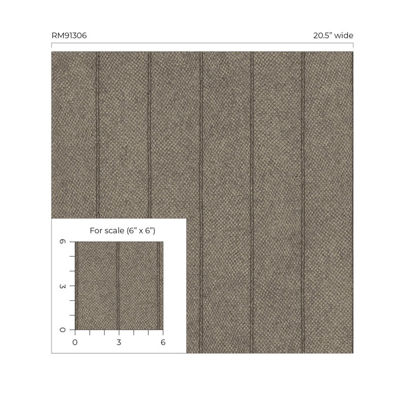 Somdevi Striped Double Roll, Dark Gray
