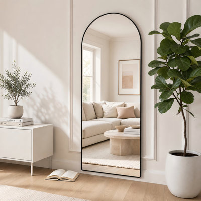 Miroir pleine grandeur surdimensionné avec support et miroir mural