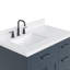 Meuble-lavabo simple en bois massif 36 po Tidworth avec plateau en quartz Carrara de 1,5 po-1805328806-1763275034-1763275037
