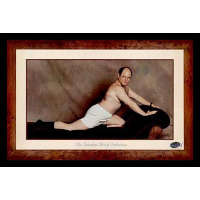 Back to School College Framed Posters!! " George Costanza (the Timeless Art of Seduction) " Print