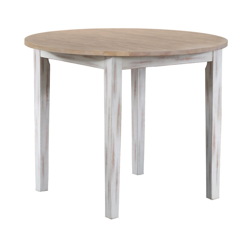 Wilkey Round Solid Wood Dining Table