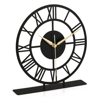 Onyx Bloom Sculptural Wall Clock