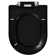 VidaXL Toilet Seat Soft Close Toilet Seat with Quick-release Design Square