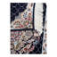 Navy Blue Silk & wool Nain Rug 2'x 3'2"
