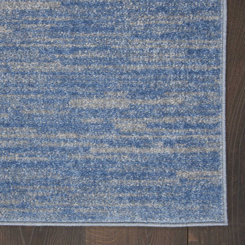 Tapis d'intérieur / extérieur en polypropylène tissé à la machine de couleur unie Mulican, Tapis de couloir 2 pi x 4 pi