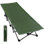 33" Oversized Folding Cot with Carry Bag for Indoor & Outdoor Use, Green