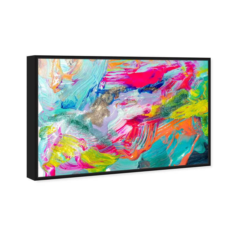 «Show Me Love», reproduction d'art sur toile, H 20 po x l 30 po, Picture Framed Canvas, Noir