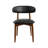 Upholstered Solid Wood Dining Side Chair-608495897