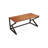 Cherry wood color Rectangle Solid Wood Desks-107235155