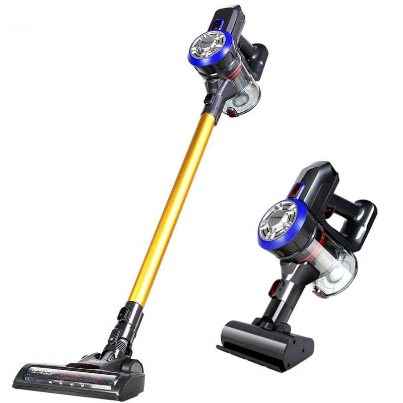 Aspirateur balai sans sac avec brosse à épousseter et boyau insma