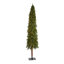 Arbre de Noël artificiel pin vert avec lumières claires/blanches-528714130