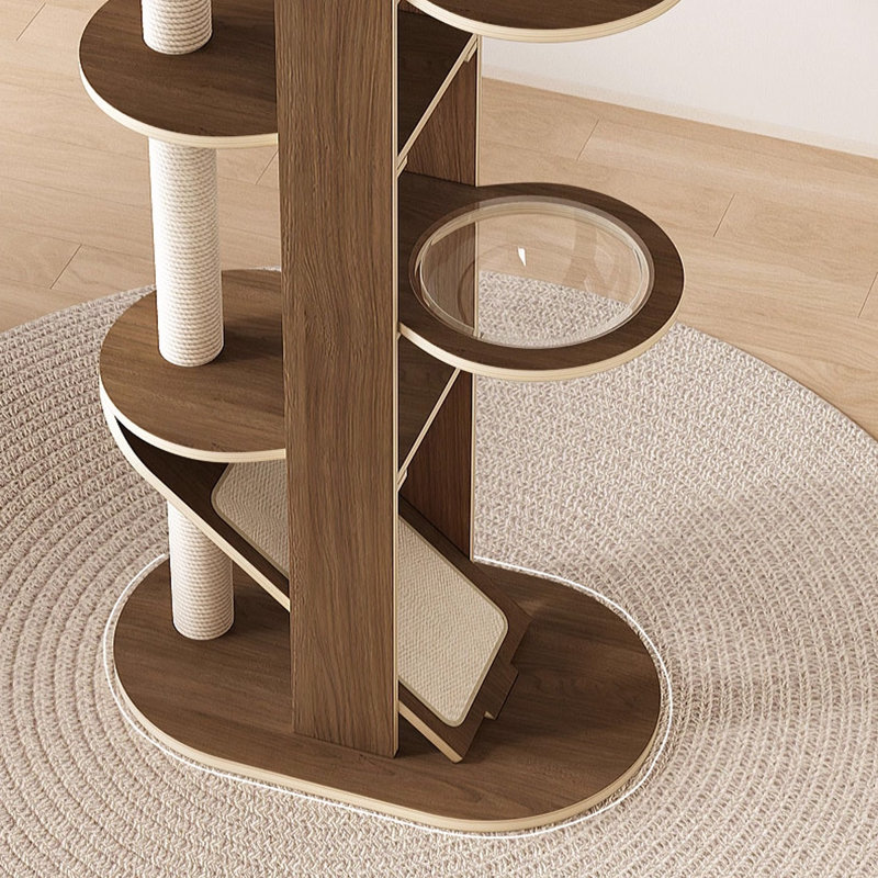 5 Tiers Cat Tree with Condons,Perch,Scratching Posts