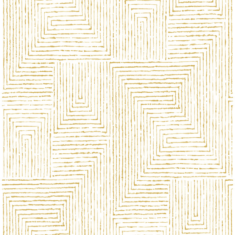 Merritt 10.06m x 52.07cm Paste the Wall Wallpaper Roll, Honey