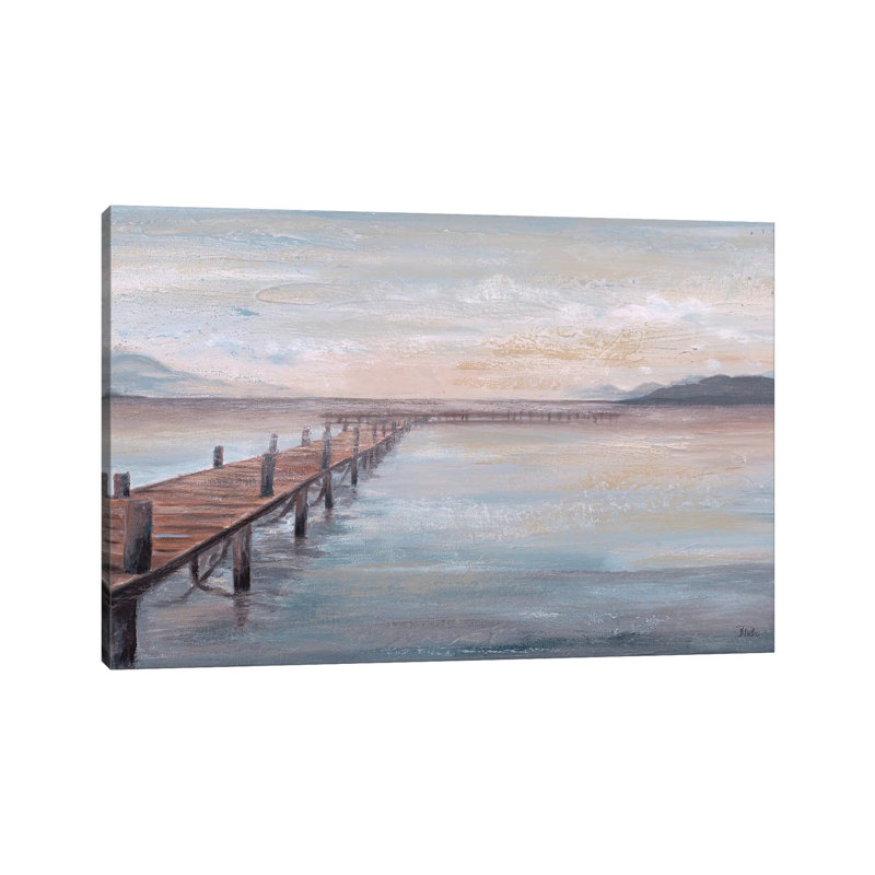 «Calm Placid Lake» par Patricia Pinto - reproduction d'art sur toile, Pas de tapis, H 40 po x l 26 po x P 1,5 po