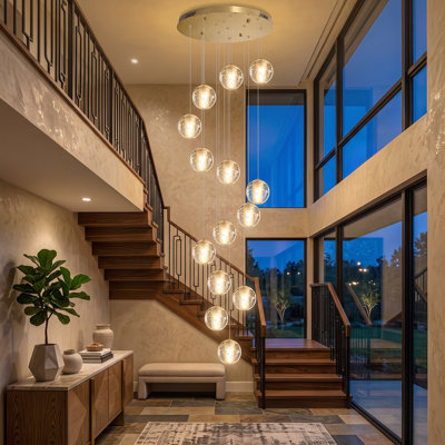 Hurleigh 14 - Light Globe Chandelier
