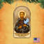 Inspirational Icon 5'' Handmade Wood Shatterproof Photo Ornament