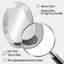 Peinture minimaliste grise simple I - grand miroir mural ovale sur métal-1430094006
