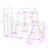 Loft Bed With Slide, Tent And Tower, Castle Inspired Design-701685263-701685261