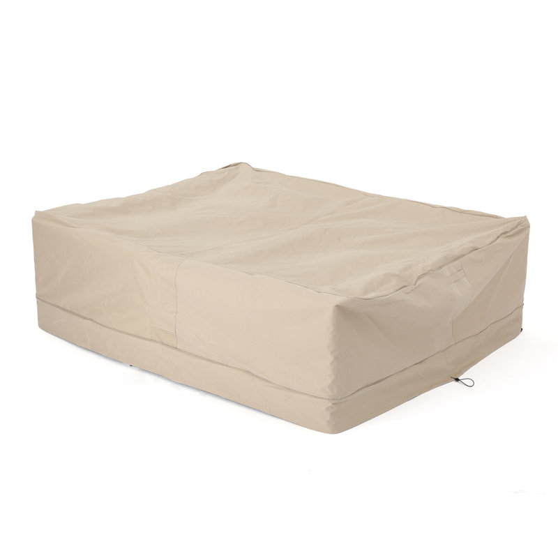 Steve Outdoor Cover, Beige, 28" H x 65" W x 86" D