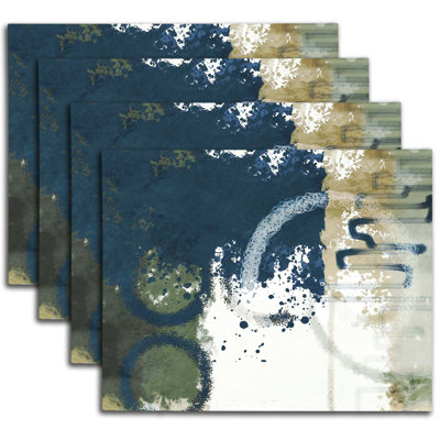 Napperon abstrait en polyester