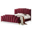 Structure de lit en flanelle Glam Classic-1443950574-1443950572