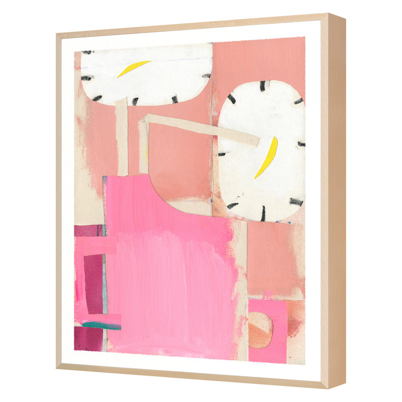 «Fall 2021 Playful Sort 27» encadré sur papier par PC Ngo Print, Cadre simple érable érable, H 25 po x l 20 po