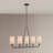 Linear 5-Light Chandelier