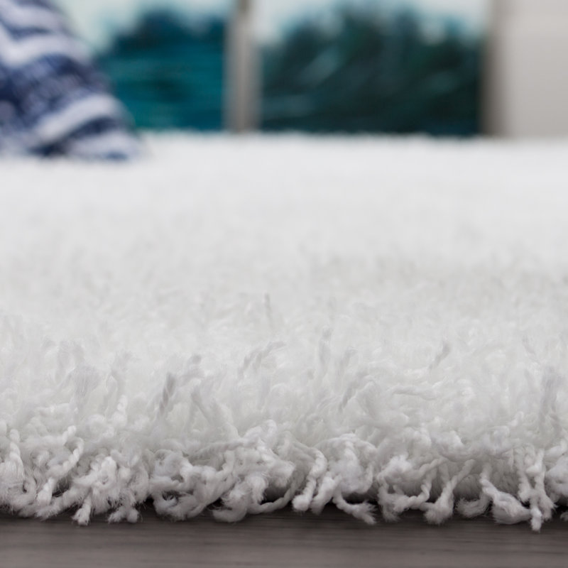 Tapis blanc Zellner rectangulaire, Rectangle 3 pi 11 po x 5 pi 7 po