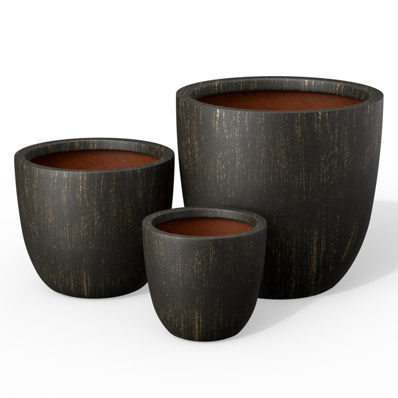 Jardinière Lughan, Bronzed Black (Upgraded Interior)