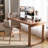 Brown Rectangular Solid Wood desk-108430702
