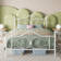 Anterrio Metal Open-Frame Bed with Butterfly Pattern Design Headboard and Footboard