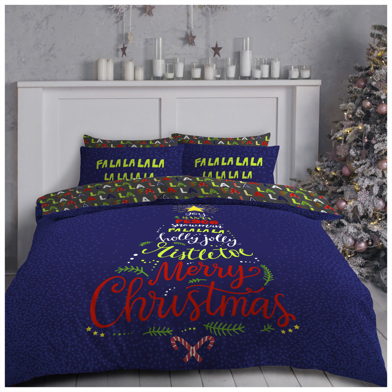 Cotton Blend Duvet Cover with Pillowcases, 230 x 220 cm Duvet Cover + 2 Standard Pillowcases
