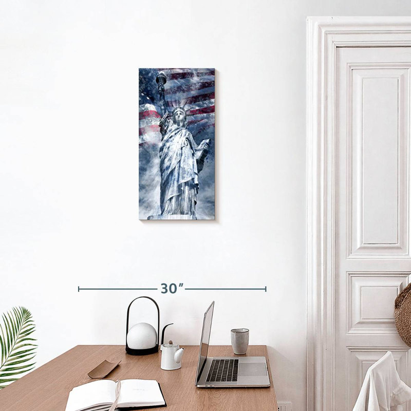 Statue de la liberté moderne, H 24 po x l 12 po