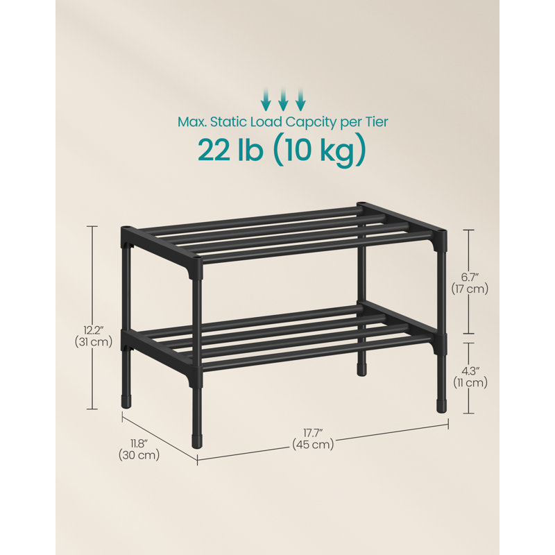 Borlange Shoe Rack, 37cm H x 30cm W x 45cm D